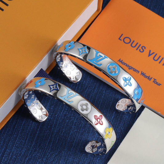 LV bracelet silver